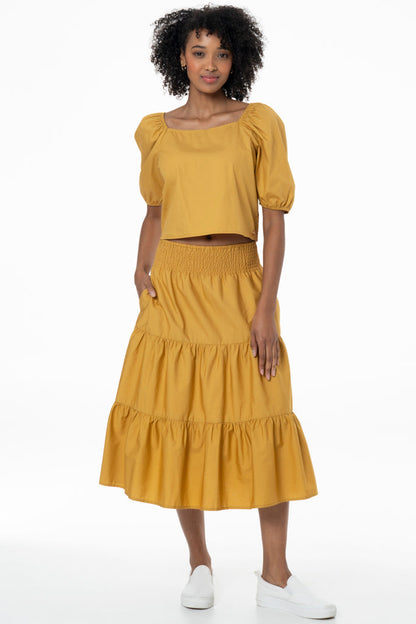 Puff Sleeve Top Amber