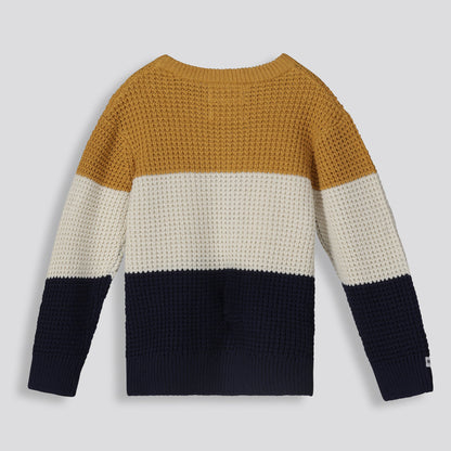 Boys Crewneck Jumper Ochre
