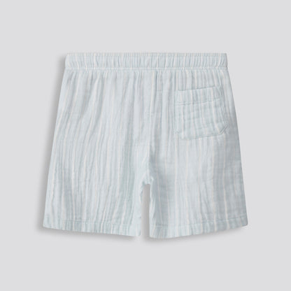 Boys Pull On Shorts Pale Blue