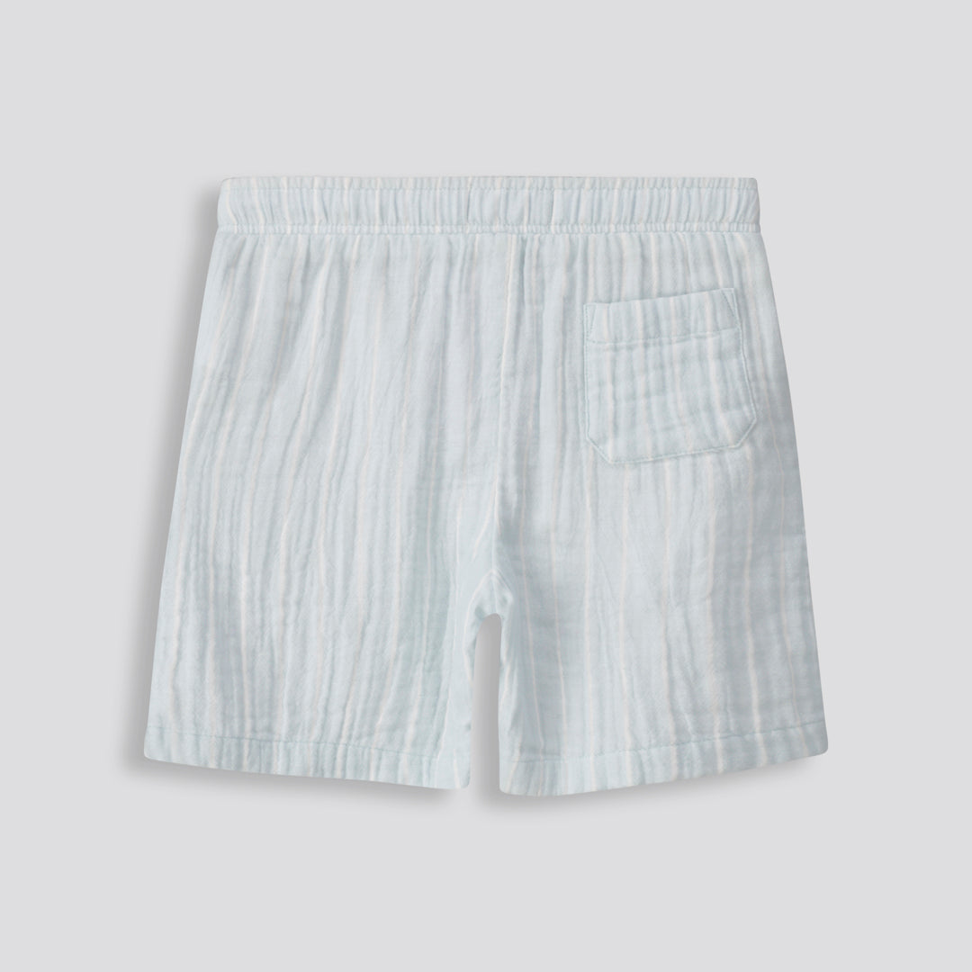 Boys Pull On Shorts Pale Blue