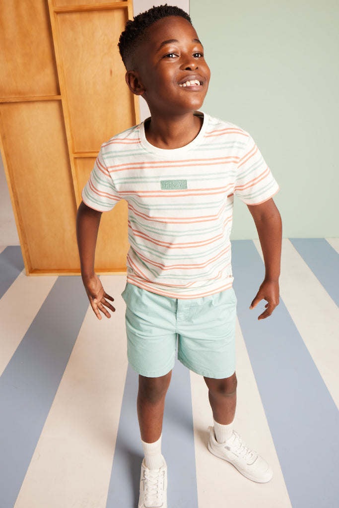 Boys Chino Shorts Aqua