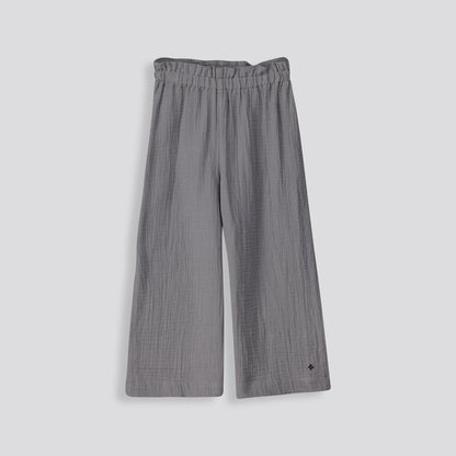 Girls Elasticated Pants Charcoal