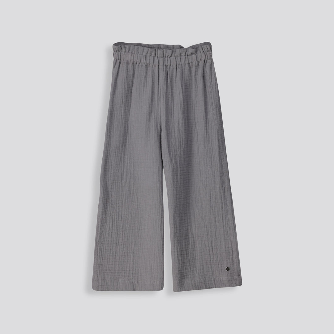 Girls Elasticated Pants Charcoal