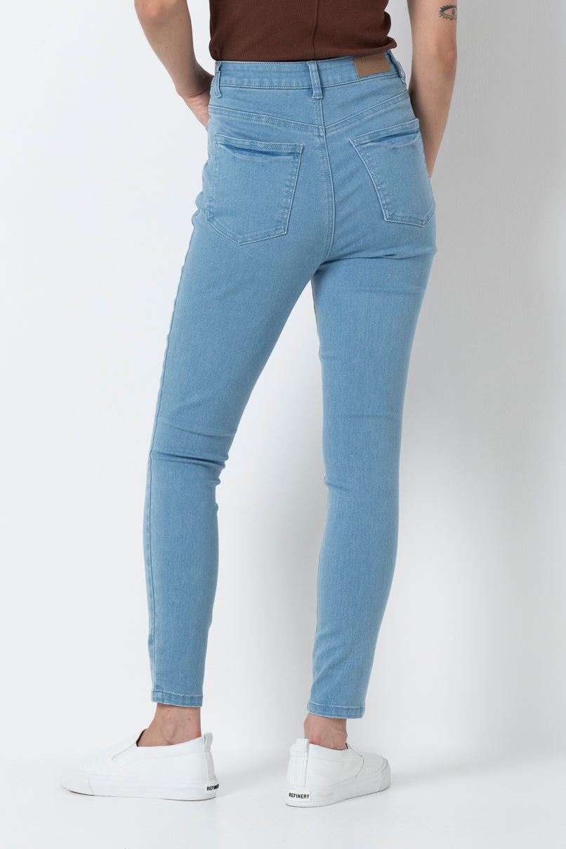 Rf09 Hi Waist Skinny Jean Light Wash