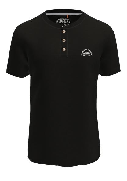 Henley T-Shirt Black