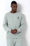 Badge Crewneck Sweater Mint