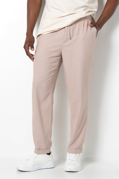 Ironed Seam Pants Mushroom