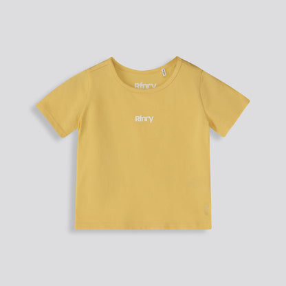 Girls Crewneck Tee Yellow