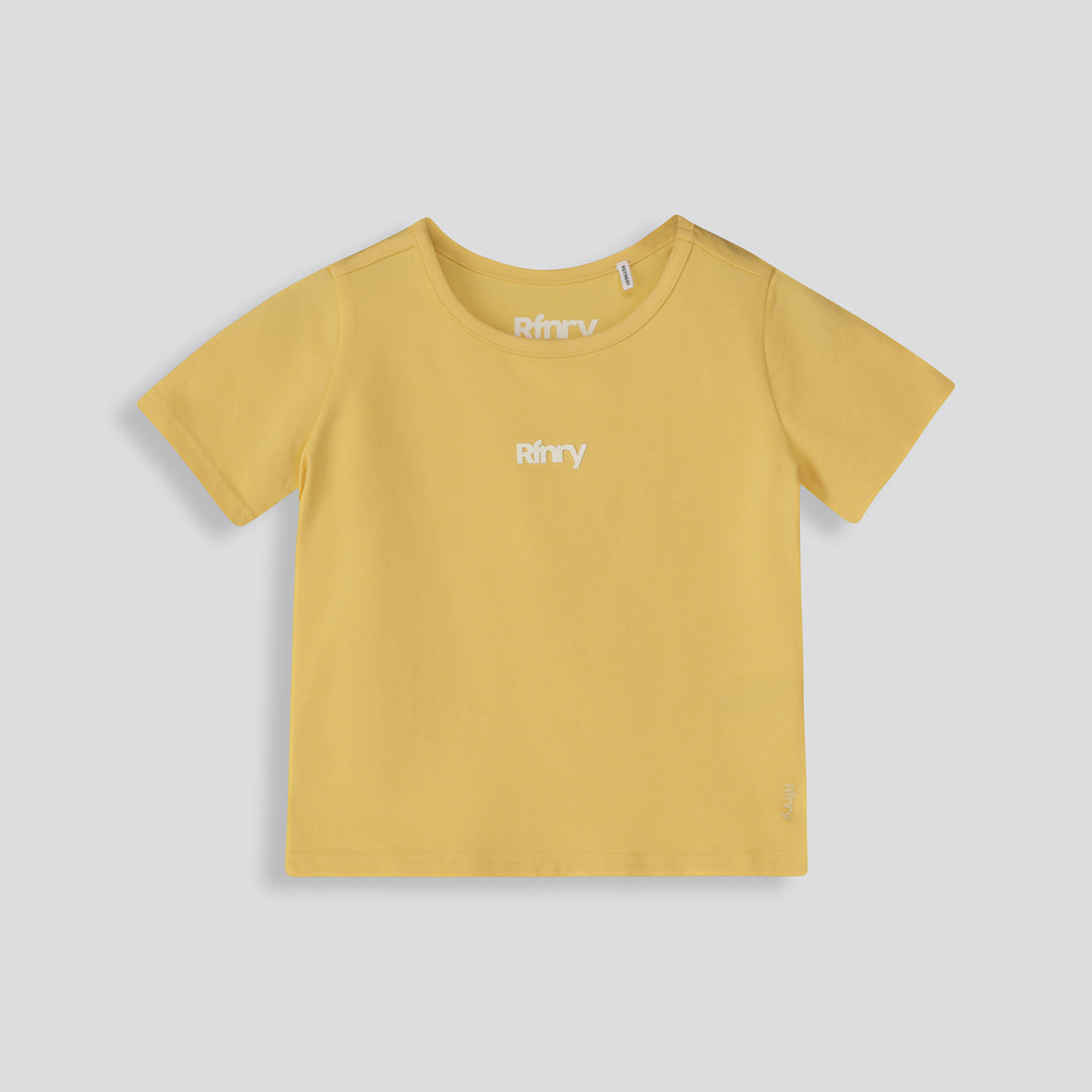 Girls Crewneck Tee Yellow