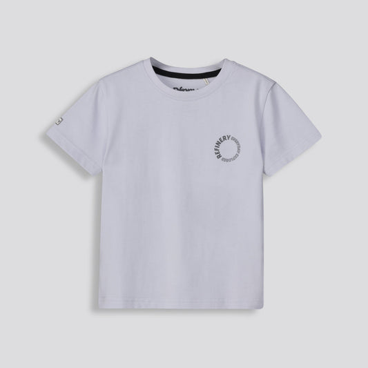 Boys Branded Tee Light Blue