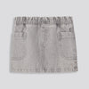 Girls Grey Denim Skirt Grey Wash