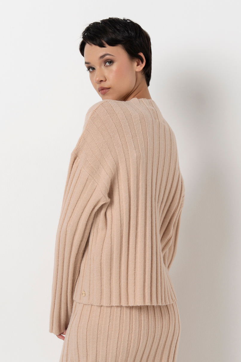 Hi-Neck Jumper Stone