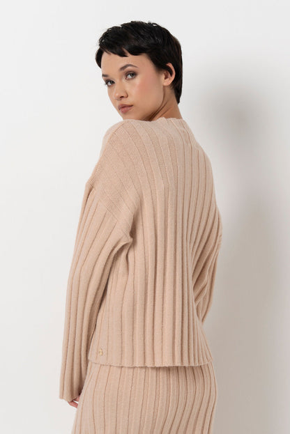Hi-Neck Jumper Stone