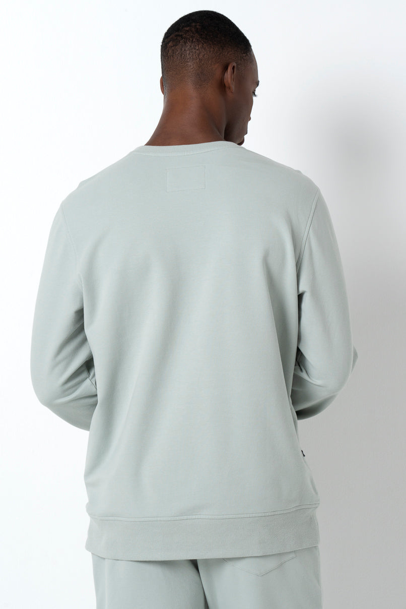 Badge Crewneck Sweater Mint