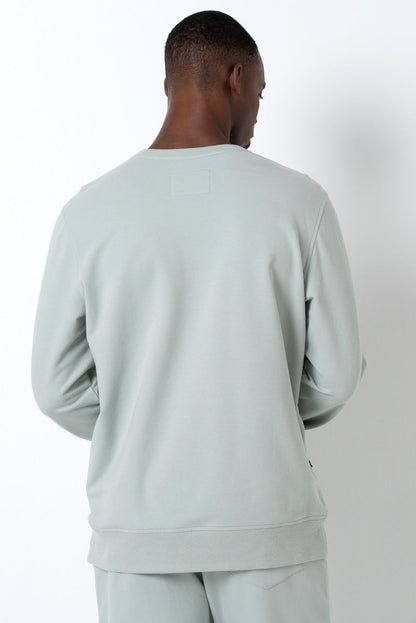 Badge Crewneck Sweater Mint