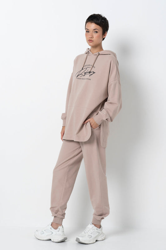 Slim Fit Track Pants Biscuit