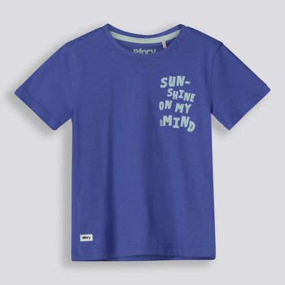 Boys Branded Tee Blue