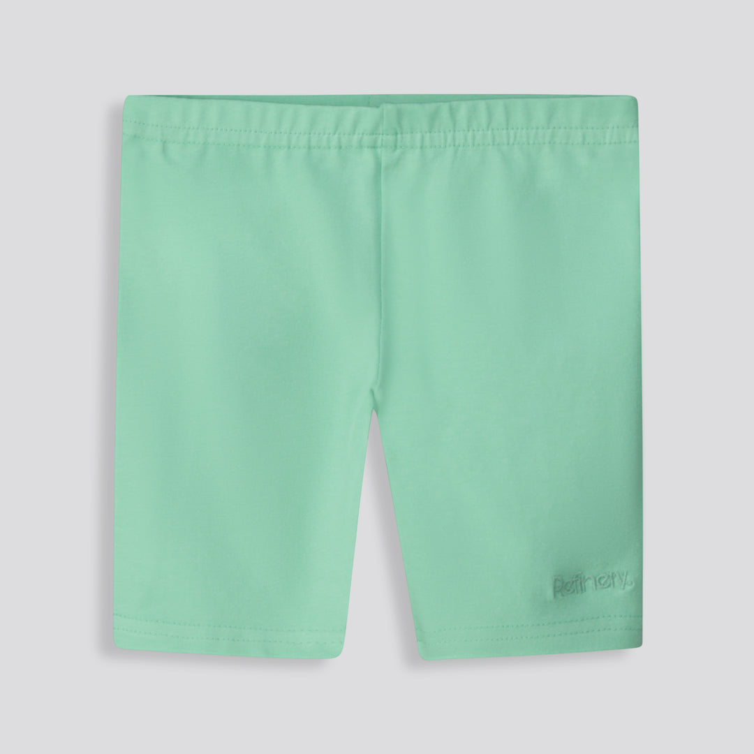 Girls Cycle Shorts Green