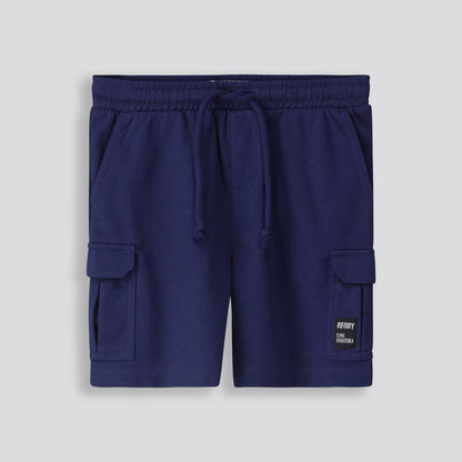 Boys Trackie Shorts Navy