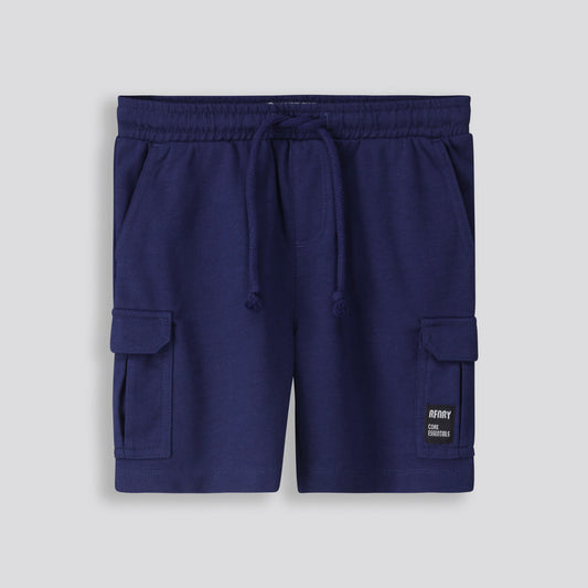 Boys Trackie Shorts Navy