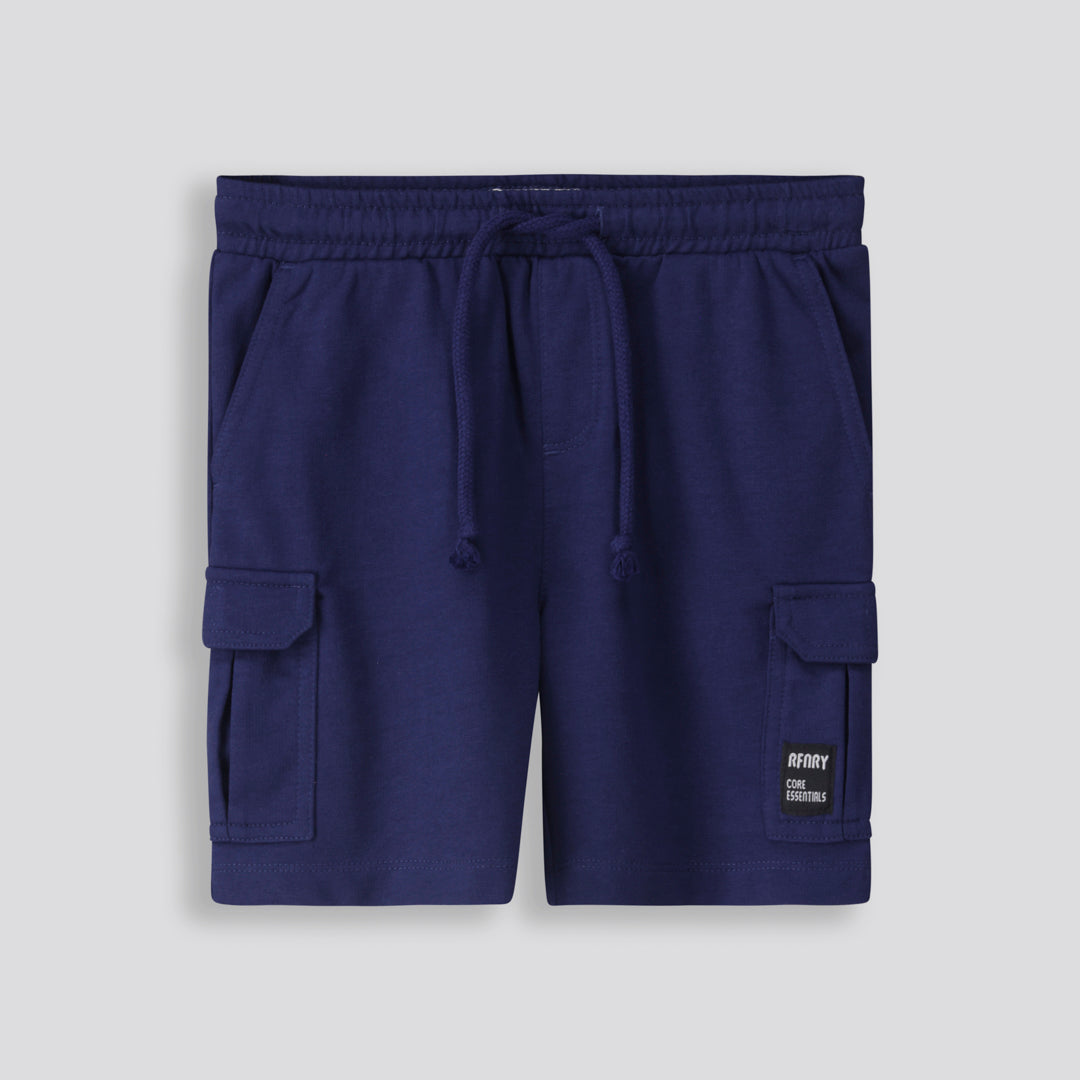 Boys Trackie Shorts Navy