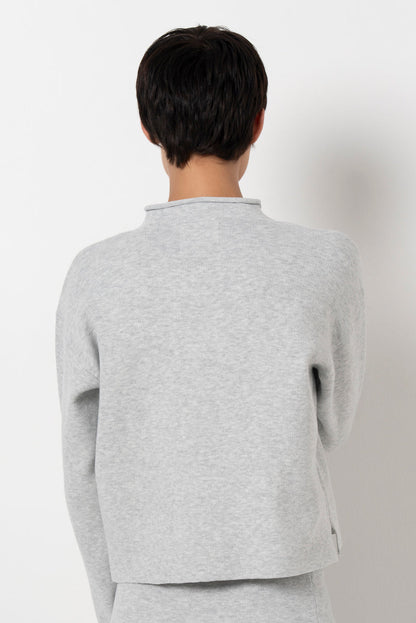 Hi-Neck Jumper Grey