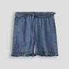 Girls Pull-On Shorts Mid Wash