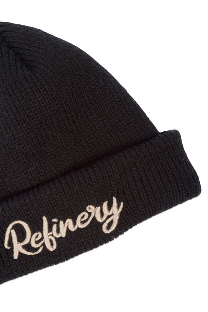 Fisherman Style Beanie Black