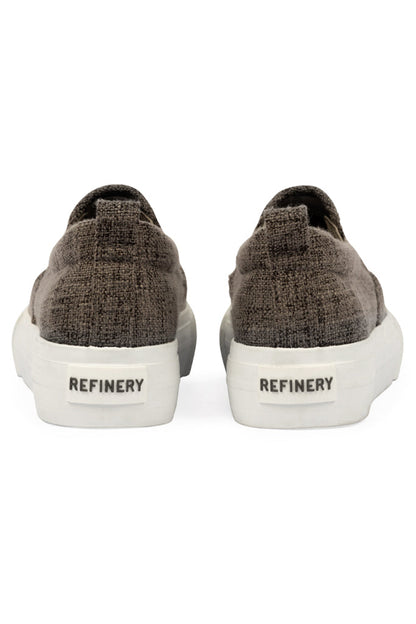 Tweed Slip-On Charcoal