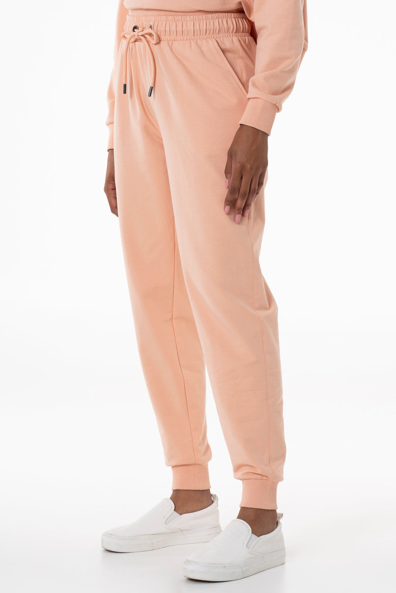 Slim Fit Track Pants Peach