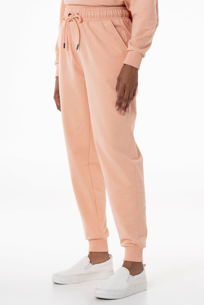 Slim Fit Track Pants Peach