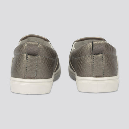 Girls Metallic Slip-On Bronze