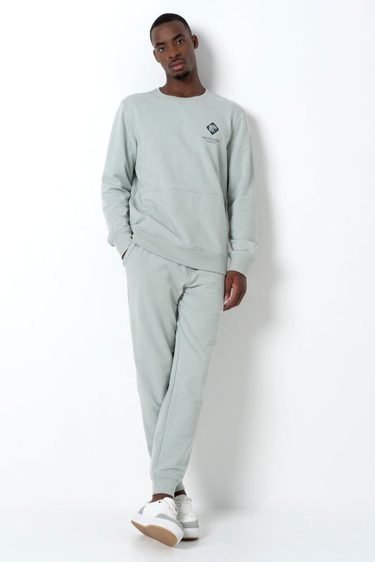 Badge Crewneck Sweater Mint