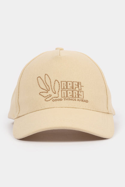Linen Blend Cap Natural