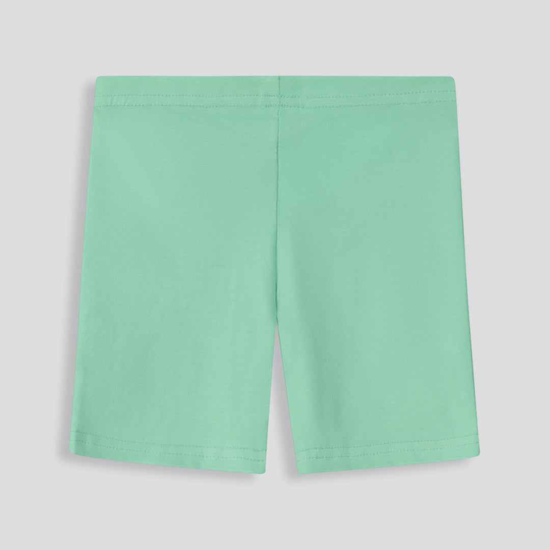 Girls Cycle Shorts Green