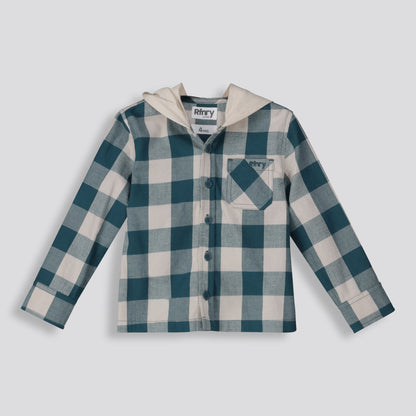 Boys Hoodie Shirt Green