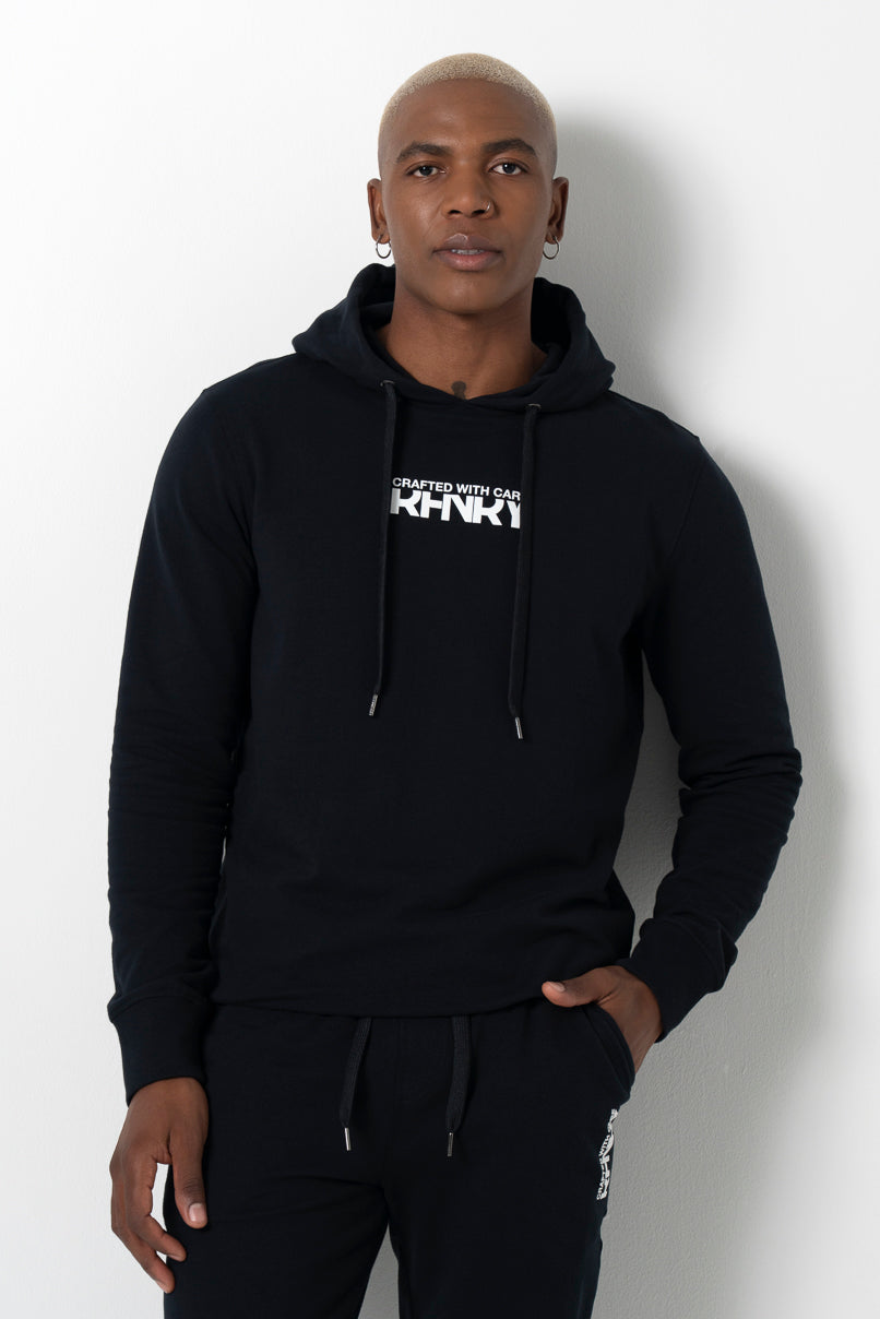 Statement Hoodie Black