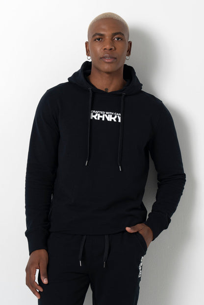 Statement Hoodie Black