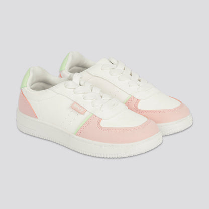 Girls Court Sneaker Optic White