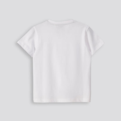 Boys Henley Tee White