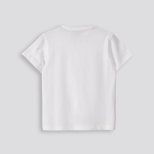 Boys Henley Tee White