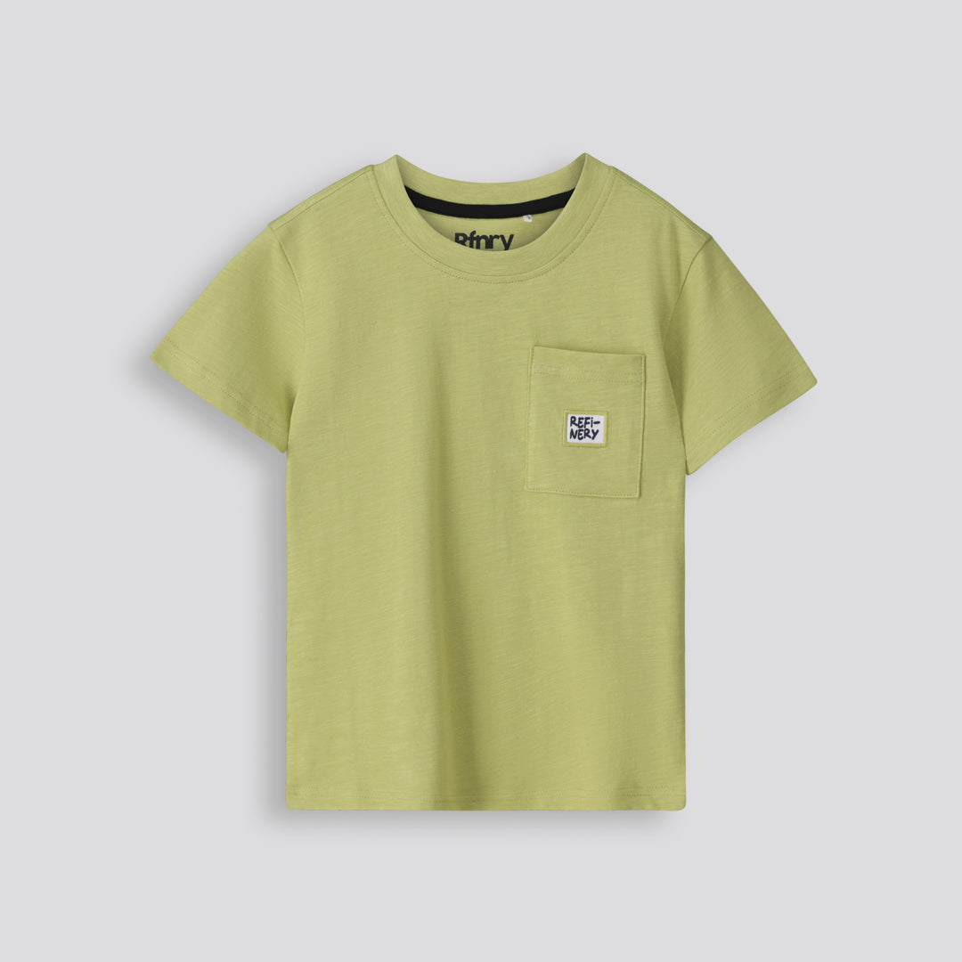 Boys Pocket Tee Chartreuse
