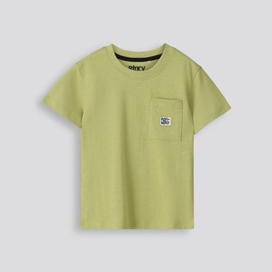 Boys Pocket Tee Chartreuse