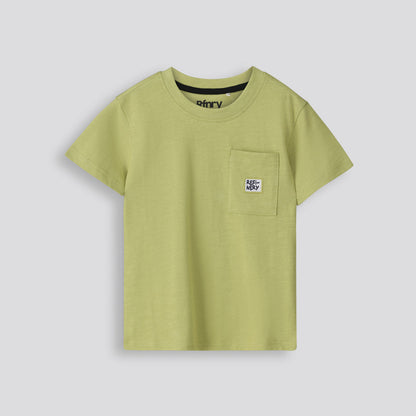 Boys Pocket Tee Chartreuse