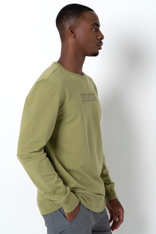Embroidered Crewneck Green