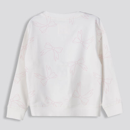 Girls Graphic Sweater Milk