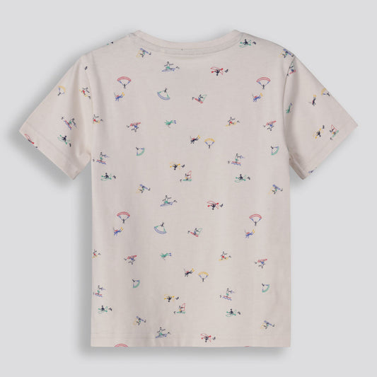 Boys Branded Tee Cement