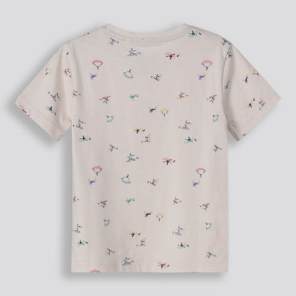 Boys Branded Tee Cement