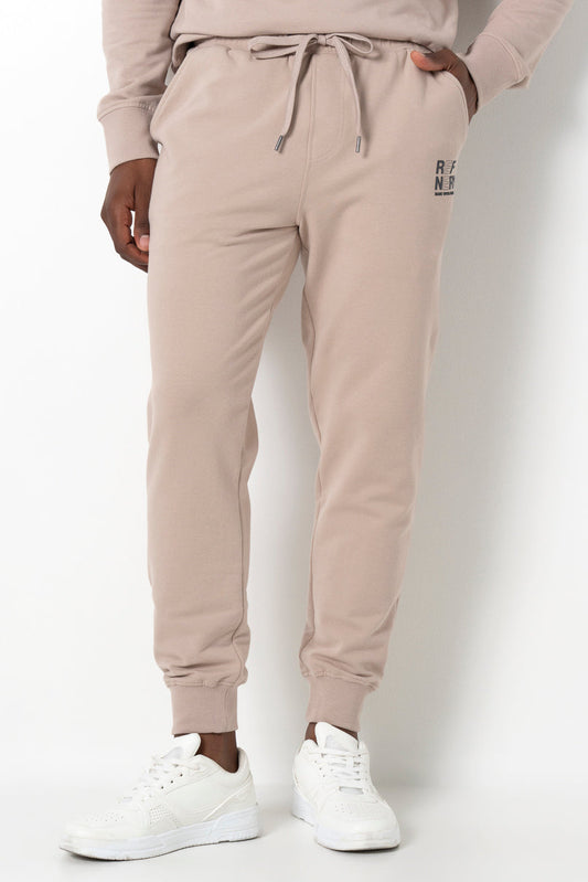 Relaxed Track Pants Taupe
