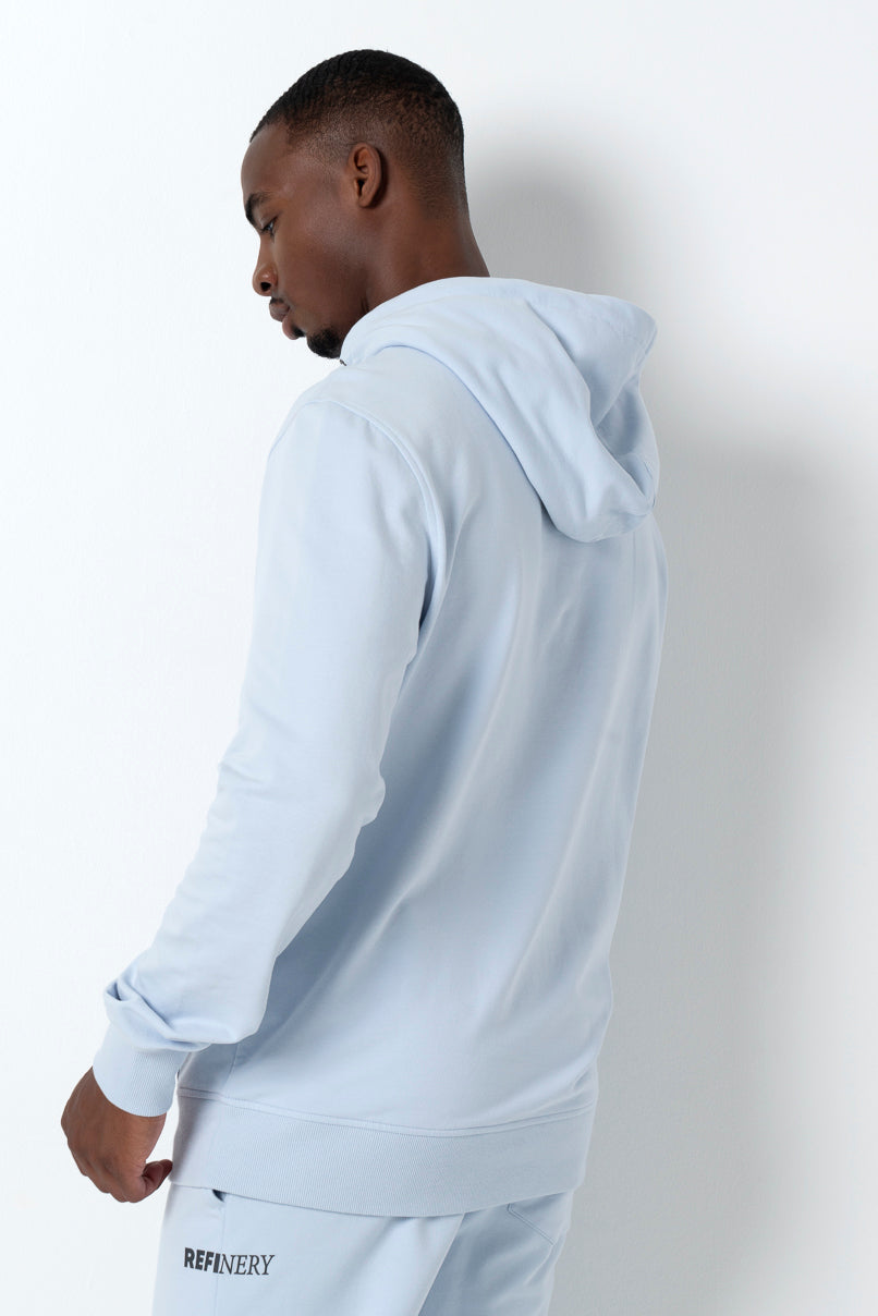 Pocket Hoodie Light Blue